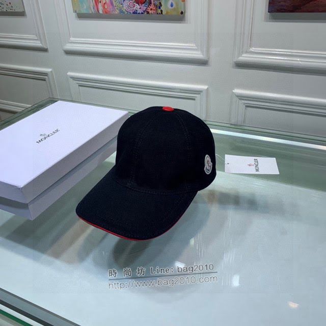 Moncler男女同款帽子 蒙口經典黑白鴨舌帽棒球帽  mm1740